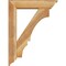 Ekena Millwork Balboa Traditional Rough Sawn Bracket w/ Offset Brace, Western Red Cedar, 6"W x 24"D x 32"H BKT0604X24X32BOA01RWR - alternate 2